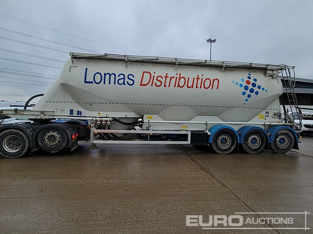 2012 Feldbinder Tri Axle Powder Tanker Trailer - Semi-remorque citerne: photos 2 2012 Feldbinder Tri Axle Powder Tanker Trailer - Semi-remorque citerne: photos 2