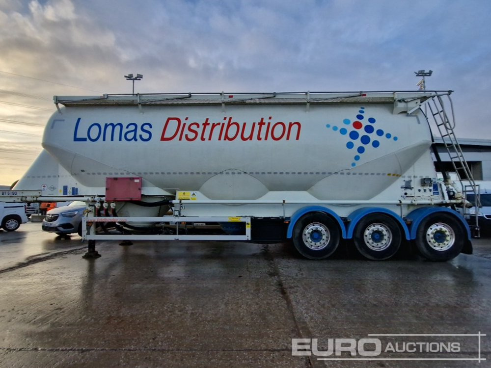 2012 Feldbinder Tri Axle Powder Tanker Trailer - Semi-remorque citerne: photos 2 2012 Feldbinder Tri Axle Powder Tanker Trailer - Semi-remorque citerne: photos 2