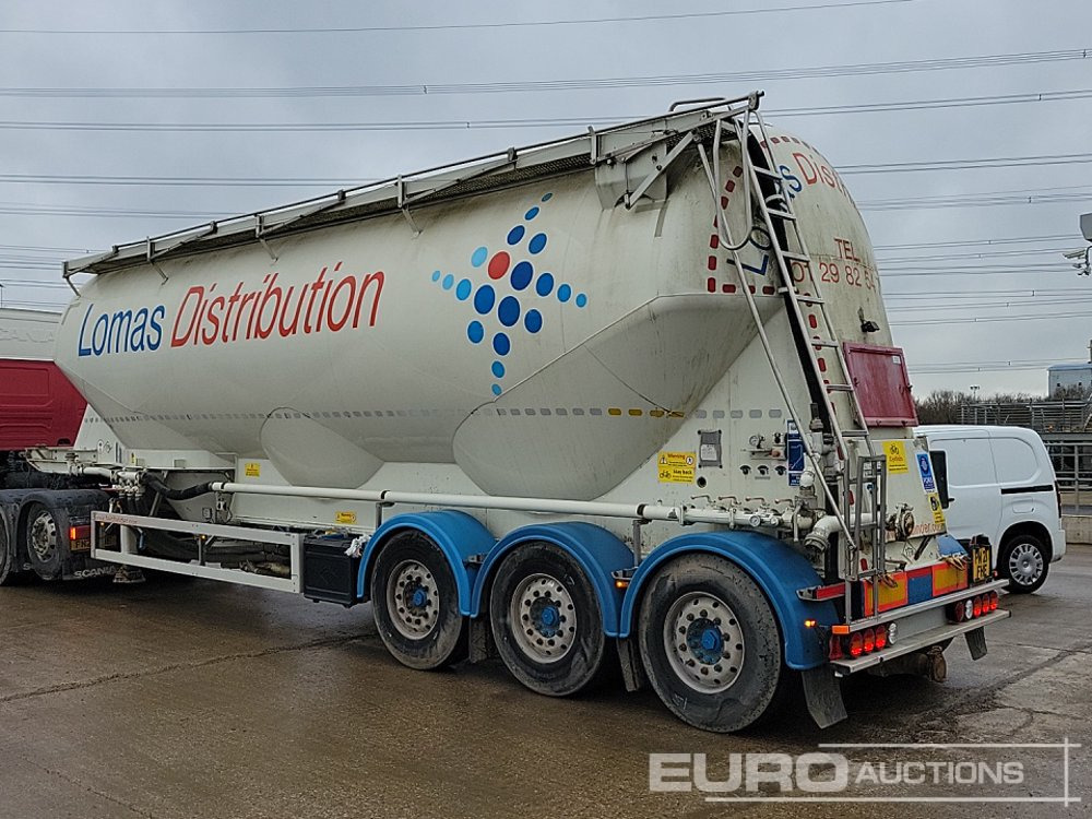 2012 Feldbinder Tri Axle Powder Tanker Trailer - Semi-remorque citerne: photos 3 2012 Feldbinder Tri Axle Powder Tanker Trailer - Semi-remorque citerne: photos 3