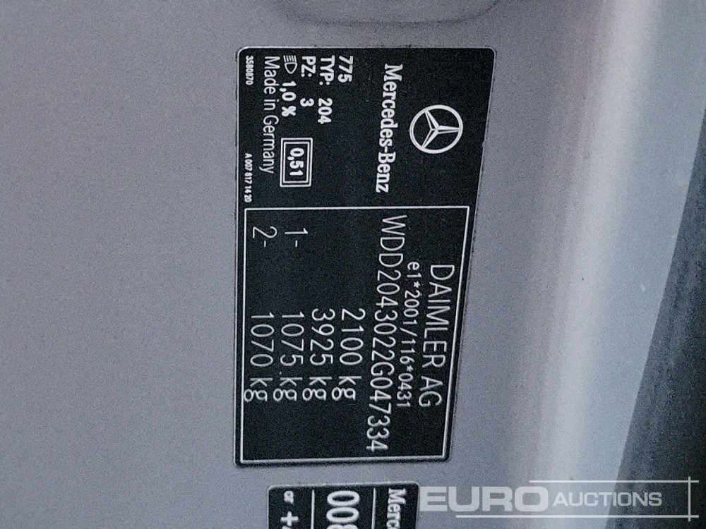 Voiture 2012 Mercedes C220 CDI: photos 36