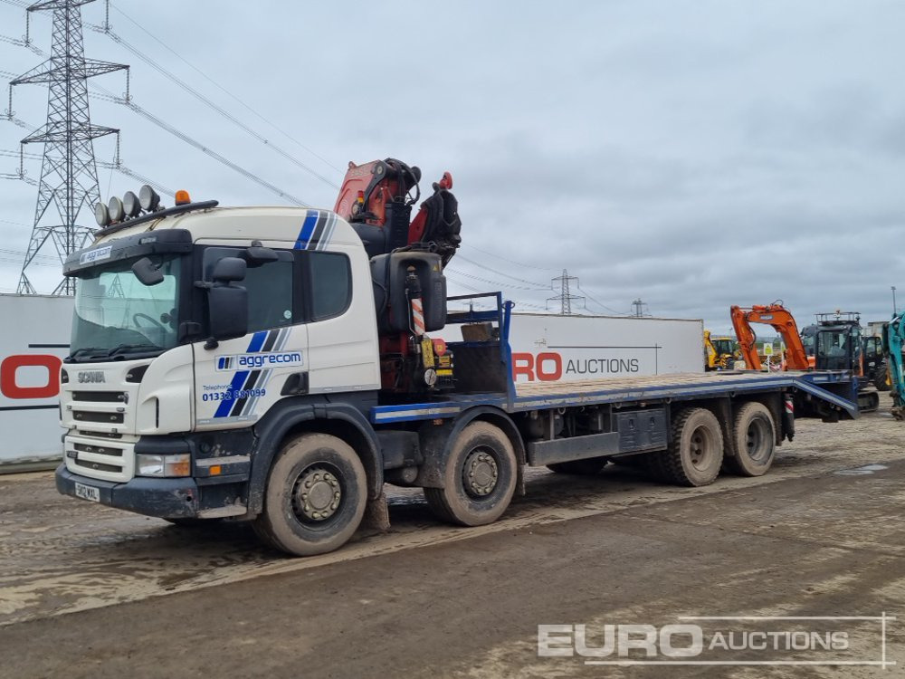 2012 Scania P400 - Camion plateau: photos 1 2012 Scania P400 - Camion plateau: photos 1