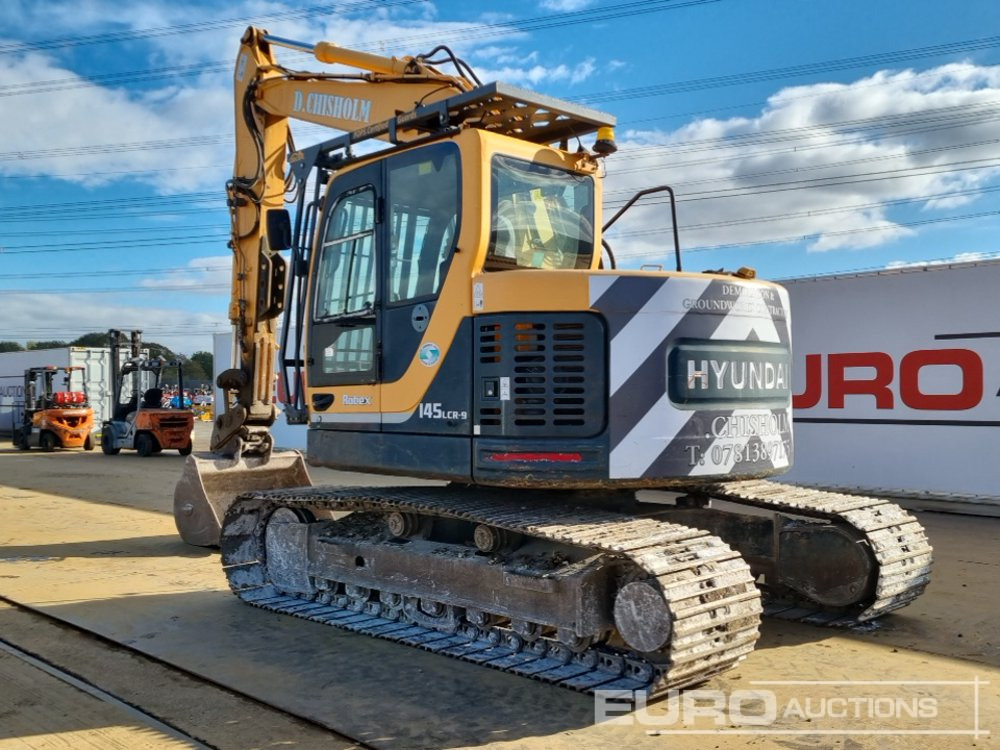 2013 Hyundai R145LCR-9 - Pelle sur chenille: photos 3 2013 Hyundai R145LCR-9 - Pelle sur chenille: photos 3