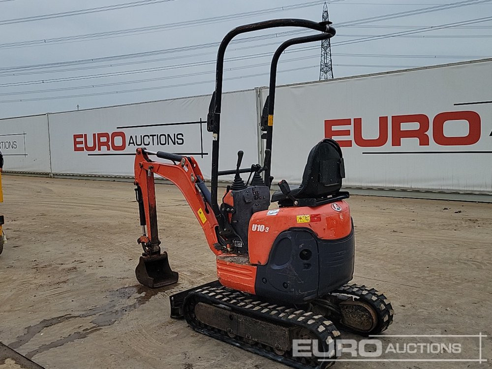 2013 Kubota U10-3 - Mini pelle: photos 3 2013 Kubota U10-3 - Mini pelle: photos 3