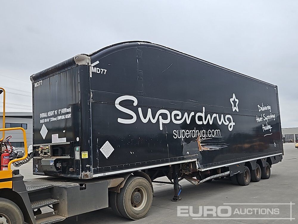 2014 Cartwright Tri Axle Step Frame Double Deck Box Trailer - Semi-remorque rideaux coulissants: photos 1 2014 Cartwright Tri Axle Step Frame Double Deck Box Trailer - Semi-remorque rideaux coulissants: photos 1