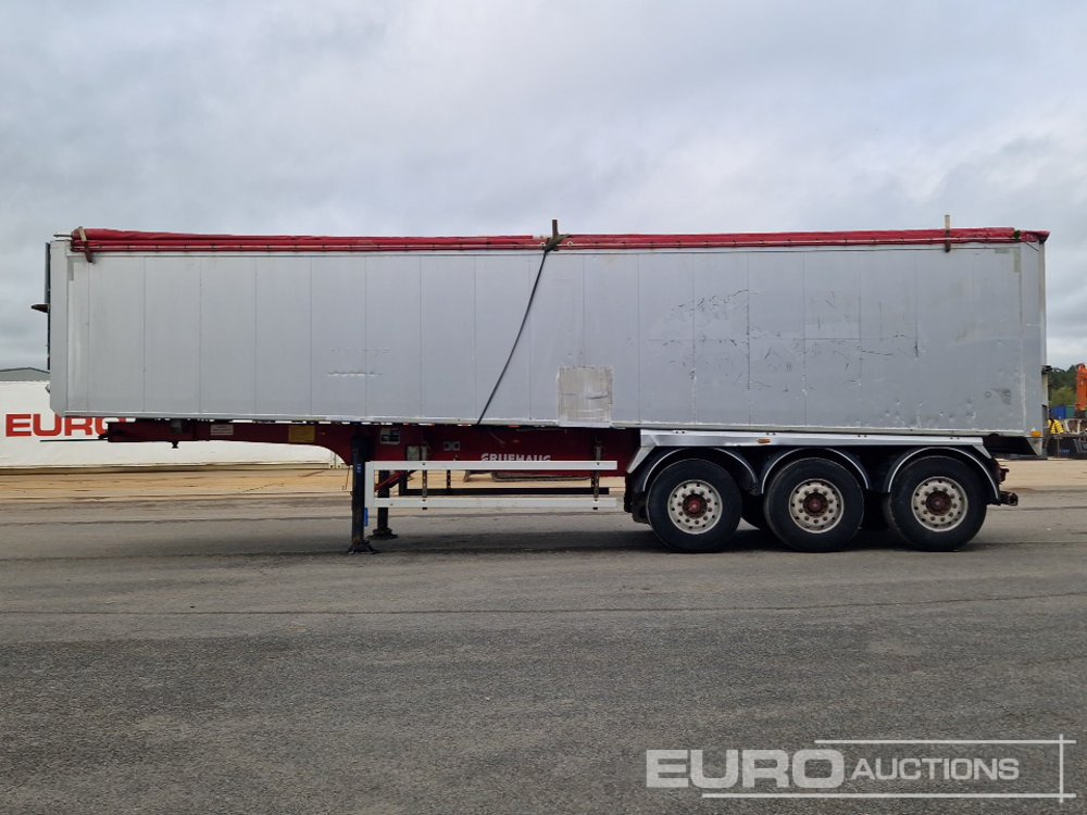 2014 Fruehauf Tri Axle Plankside Bulk Tipping Trailer - Semi-remorque benne: photos 2 2014 Fruehauf Tri Axle Plankside Bulk Tipping Trailer - Semi-remorque benne: photos 2