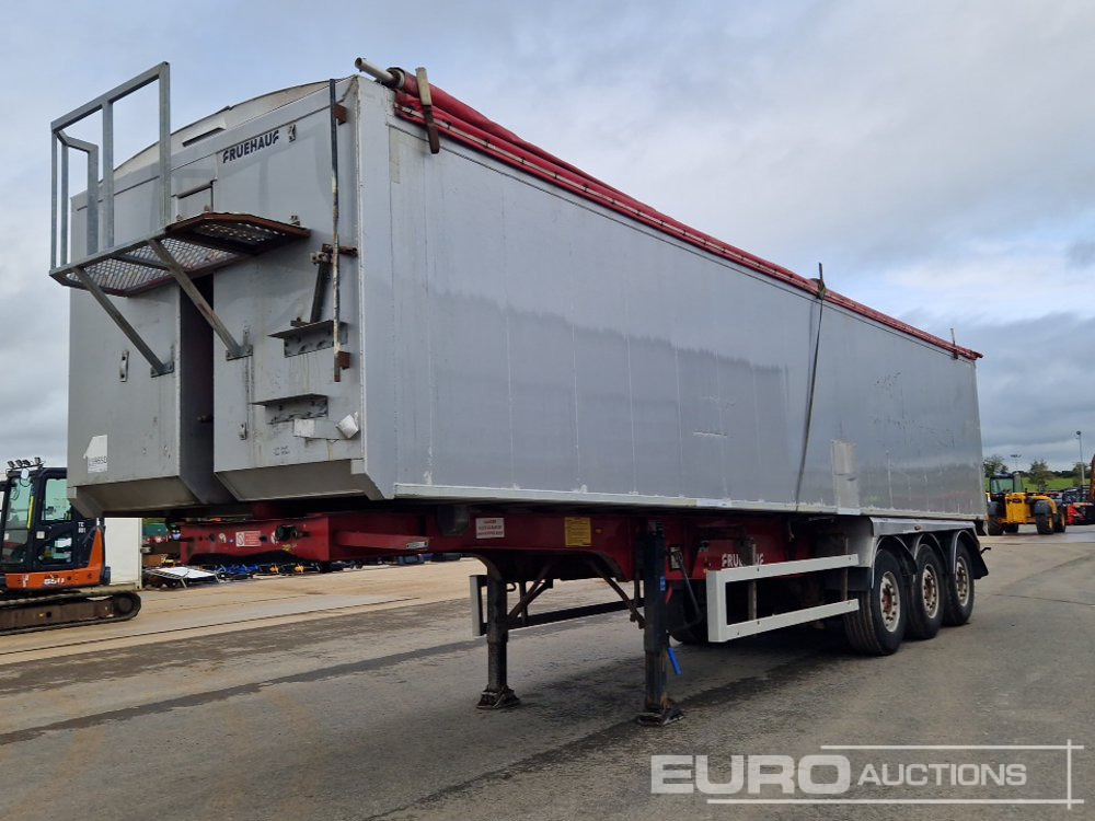 2014 Fruehauf Tri Axle Plankside Bulk Tipping Trailer - Semi-remorque benne: photos 1 2014 Fruehauf Tri Axle Plankside Bulk Tipping Trailer - Semi-remorque benne: photos 1