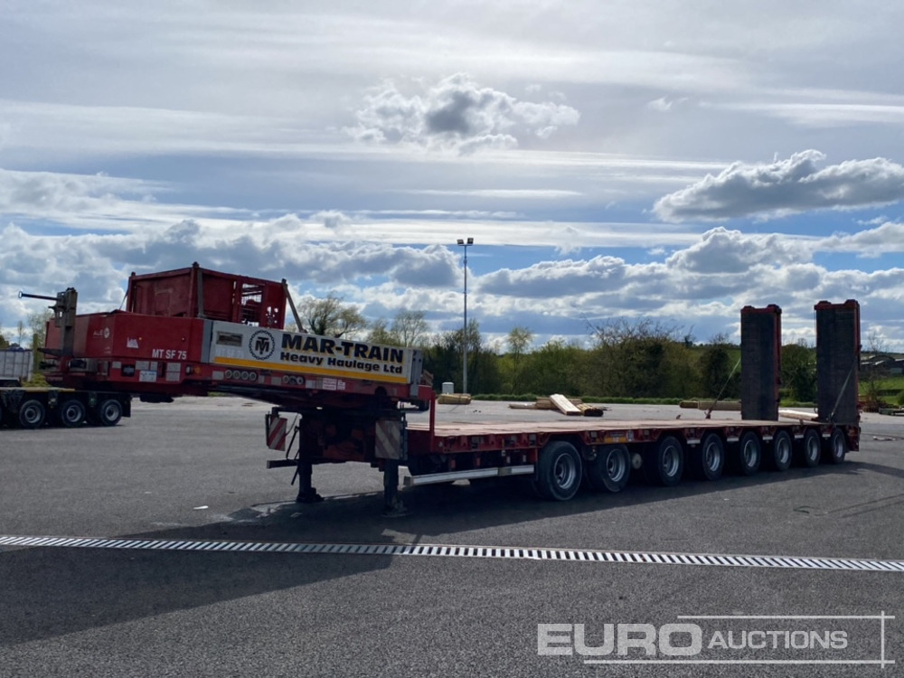 2014 Goldhofer 8 Axle Double Extending Stepframe Low Loader Trailer, Hydraulic Rear Steering, Hydraulic Ramps, Out Riggers, Extending To 24m, 2.75m Wide - Semi-remorque surbaissé: photos 1 2014 Goldhofer 8 Axle Double Extending Stepframe Low Loader Trailer, Hydraulic Rear Steering, Hydraulic Ramps, Out Riggers, Extending To 24m, 2.75m Wide - Semi-remorque surbaissé: photos 1