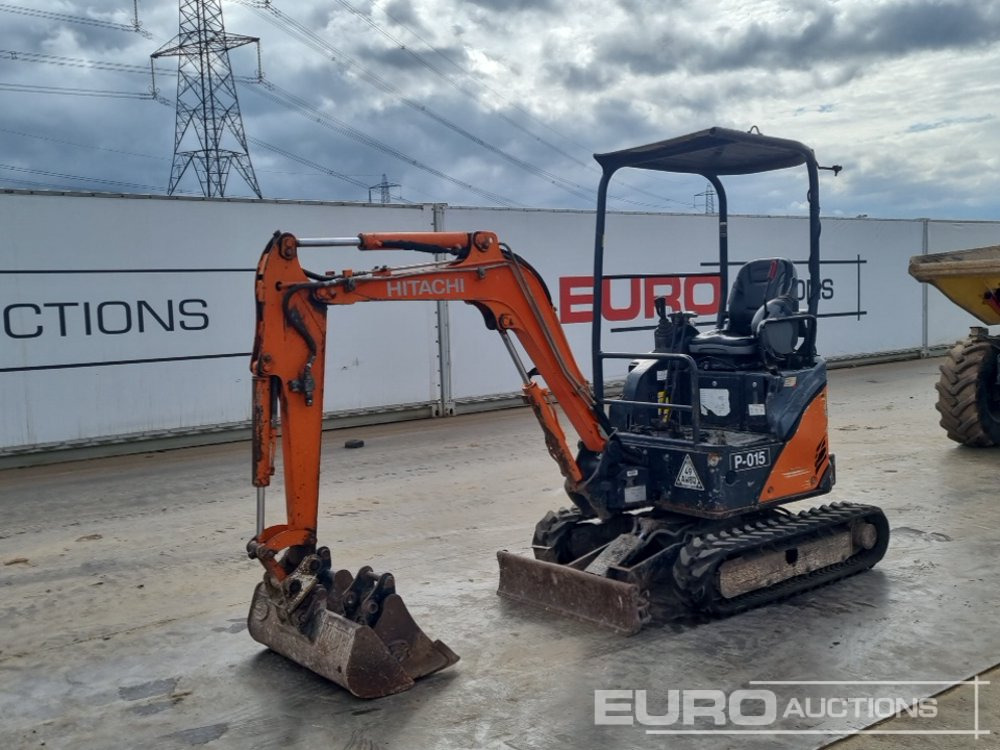 2014 Hitachi ZX17U-2 - Mini pelle: photos 1 2014 Hitachi ZX17U-2 - Mini pelle: photos 1