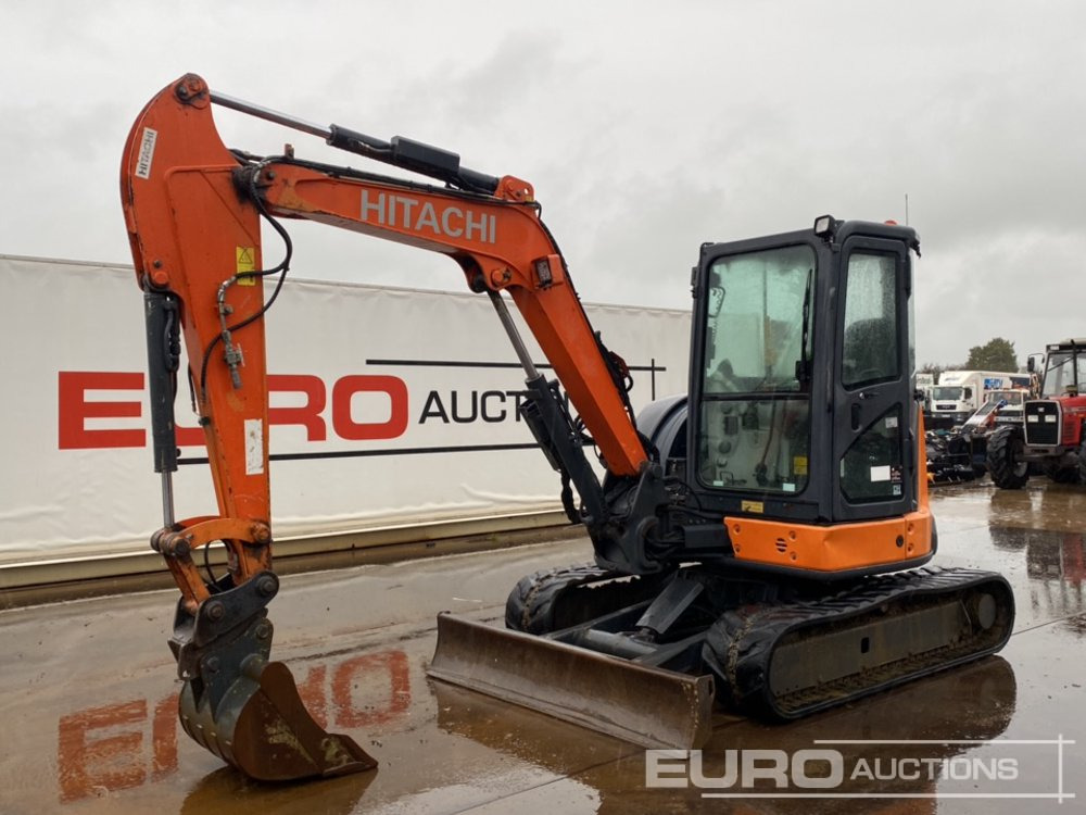 2014 Hitachi ZX48U-5A CLR - Mini pelle: photos 1 2014 Hitachi ZX48U-5A CLR - Mini pelle: photos 1