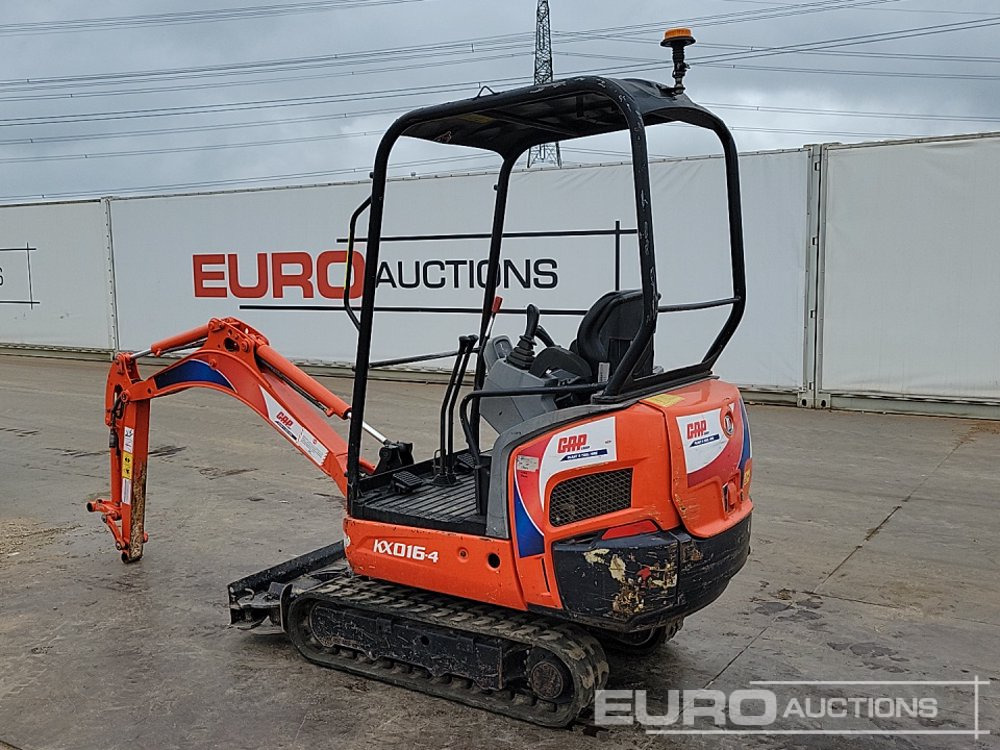 2014 Kubota KX016-4 - Mini pelle: photos 3 2014 Kubota KX016-4 - Mini pelle: photos 3