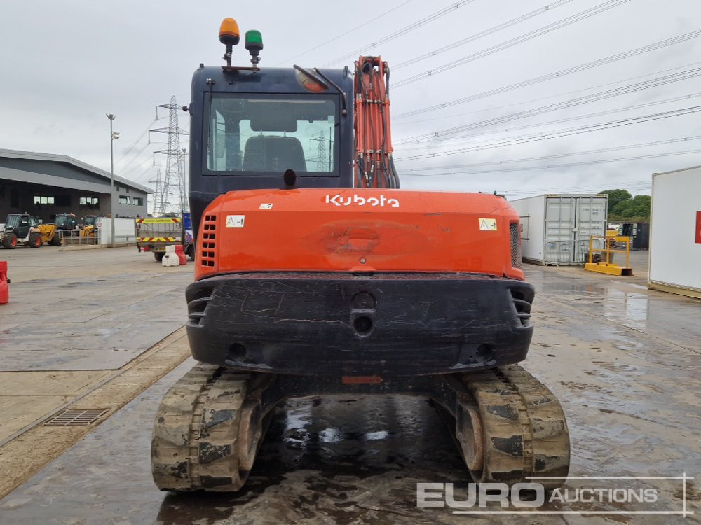 2014 Kubota KX080-4 - Mini pelle: photos 4 2014 Kubota KX080-4 - Mini pelle: photos 4