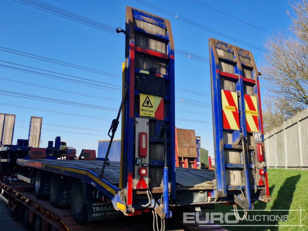 2015 Andover Tri Axle Drawbar Low Loader Trailer, Hydraulic Ramps - Semi-remorque surbaissé: photos 2 2015 Andover Tri Axle Drawbar Low Loader Trailer, Hydraulic Ramps - Semi-remorque surbaissé: photos 2