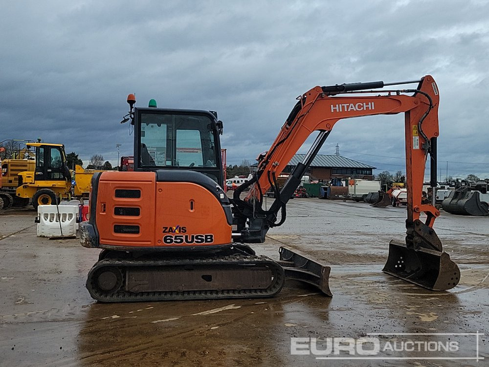 Mini pelle 2015 Hitachi ZX65USB-5A CLR: photos 6