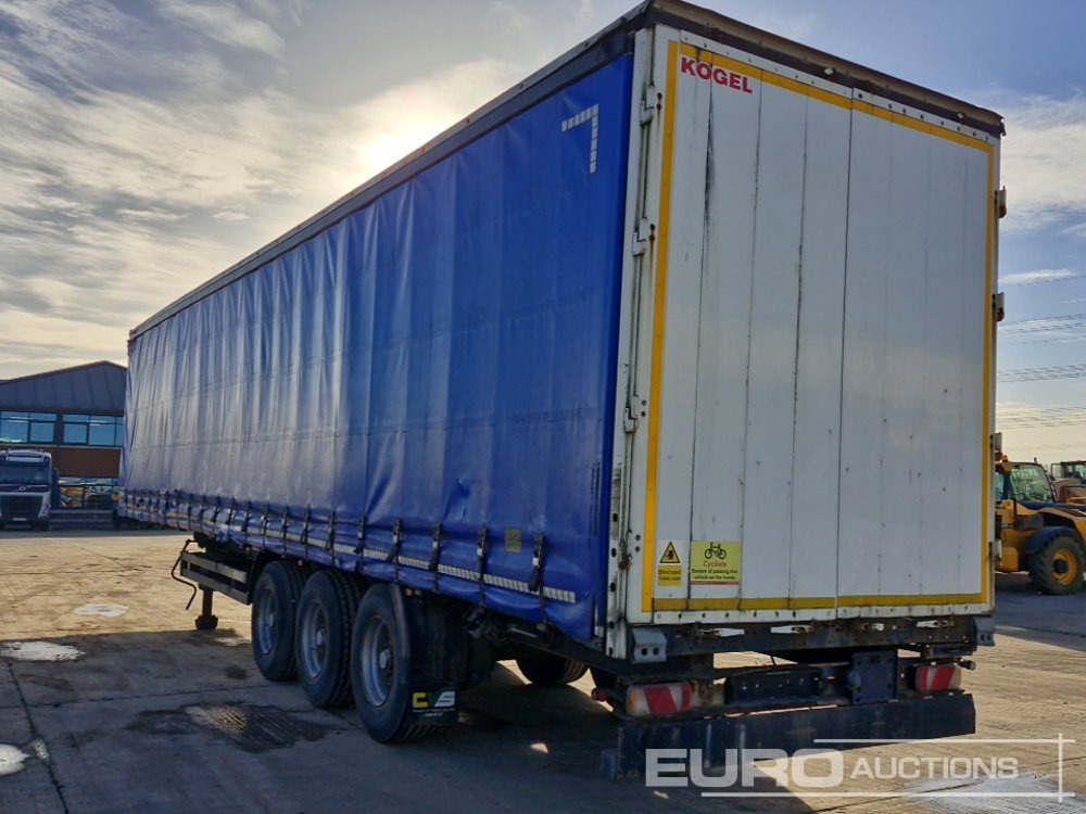 2015 Kogel Tri Axle Curtainsider Trailer - Semi-remorque rideaux coulissants: photos 3 2015 Kogel Tri Axle Curtainsider Trailer - Semi-remorque rideaux coulissants: photos 3