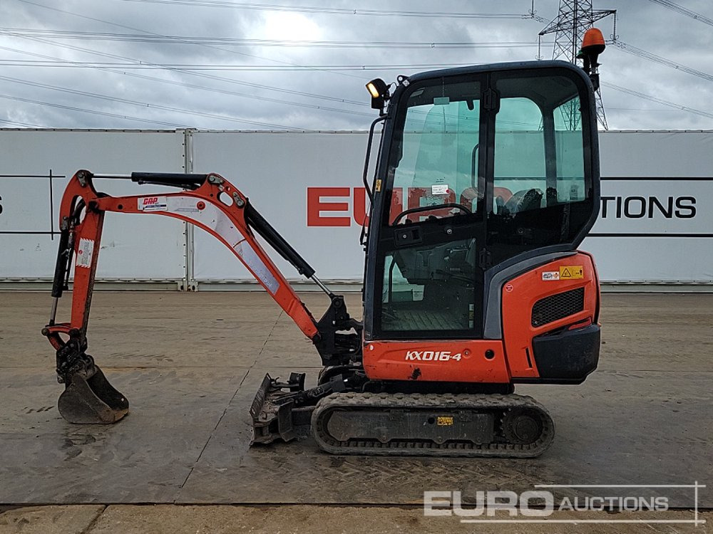 2015 Kubota KX016-4 - Mini pelle: photos 2 2015 Kubota KX016-4 - Mini pelle: photos 2