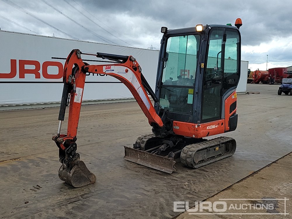2015 Kubota KX016-4 - Mini pelle: photos 1 2015 Kubota KX016-4 - Mini pelle: photos 1
