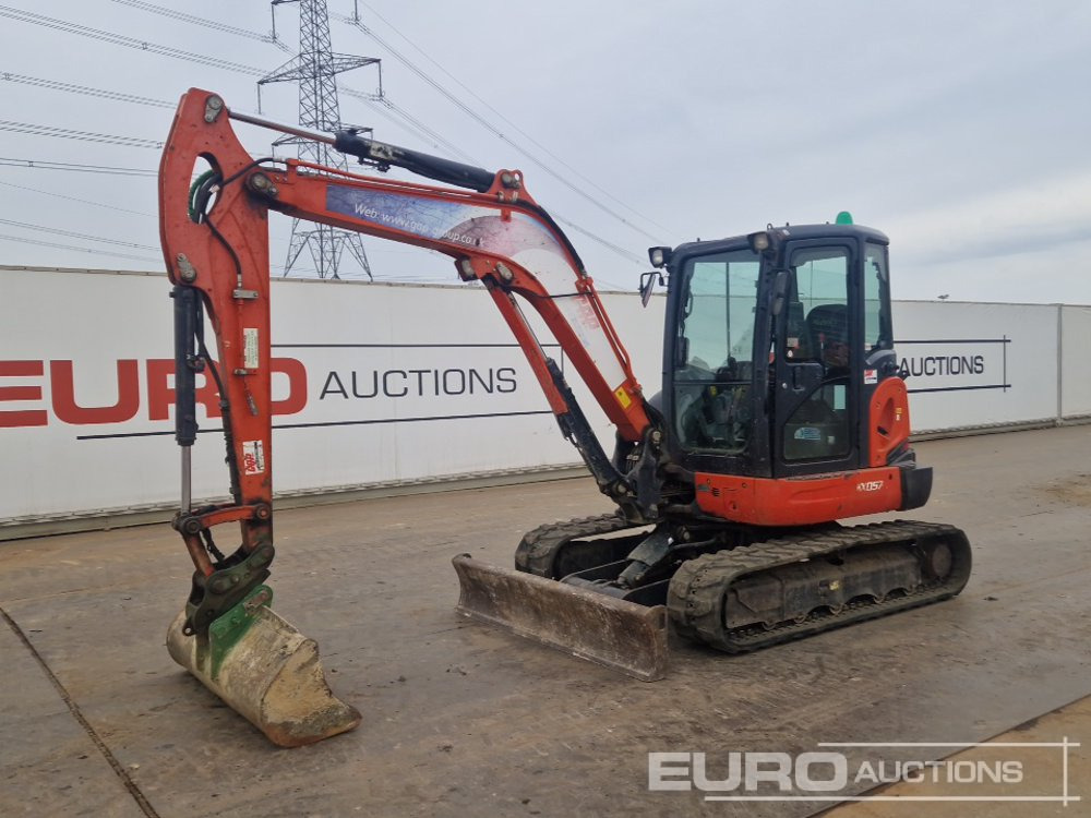2015 Kubota KX057-4 - Mini pelle: photos 1 2015 Kubota KX057-4 - Mini pelle: photos 1