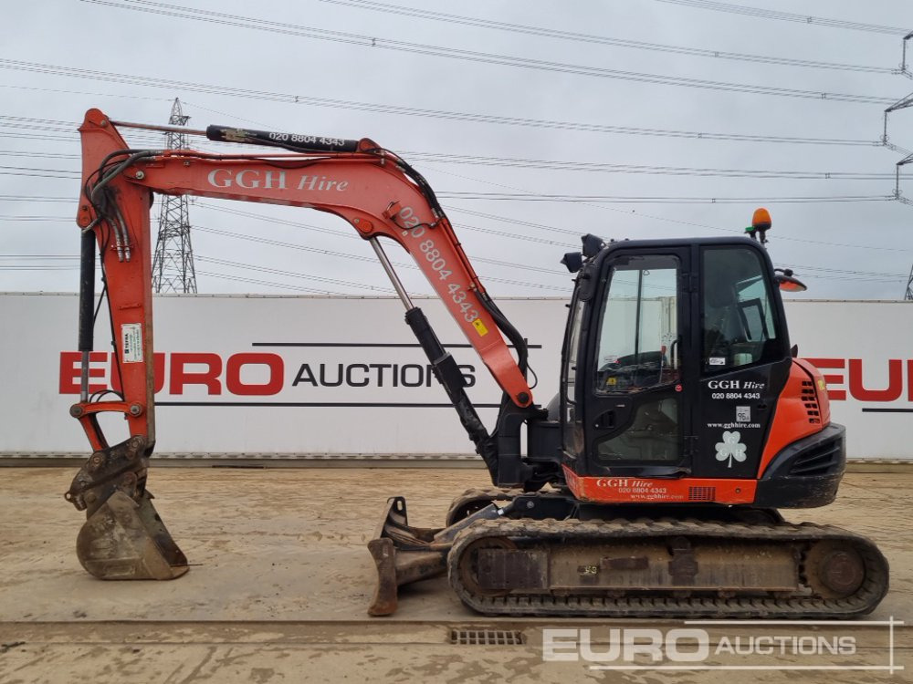 2015 Kubota KX080-4 - Mini pelle: photos 2 2015 Kubota KX080-4 - Mini pelle: photos 2