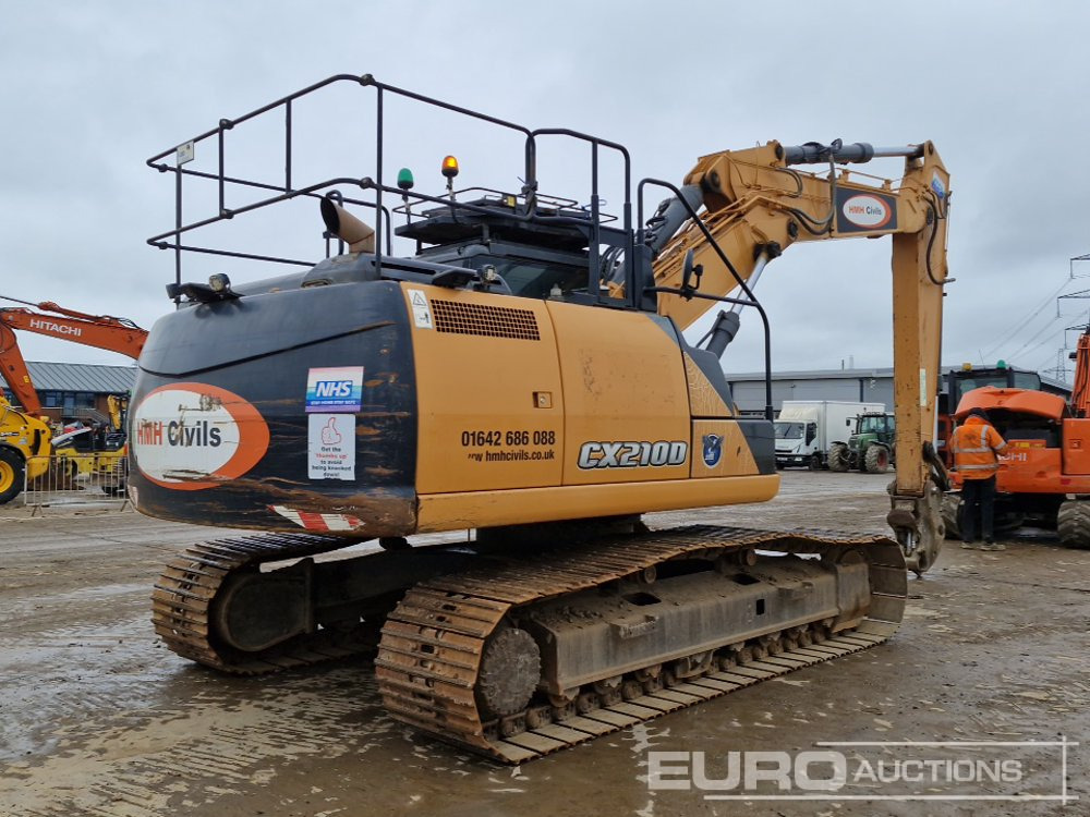 2016 Case CX210D - Pelle sur chenille: photos 5 2016 Case CX210D - Pelle sur chenille: photos 5