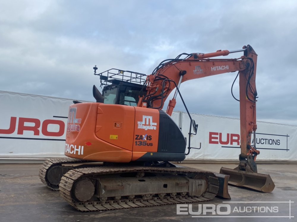 2016 Hitachi ZX135US-5B - Pelle sur chenille: photos 5 2016 Hitachi ZX135US-5B - Pelle sur chenille: photos 5