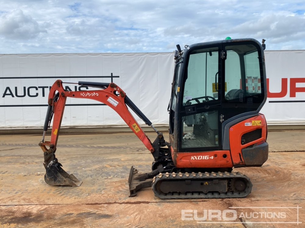 2016 Kubota KX016-4 - Mini pelle: photos 2 2016 Kubota KX016-4 - Mini pelle: photos 2