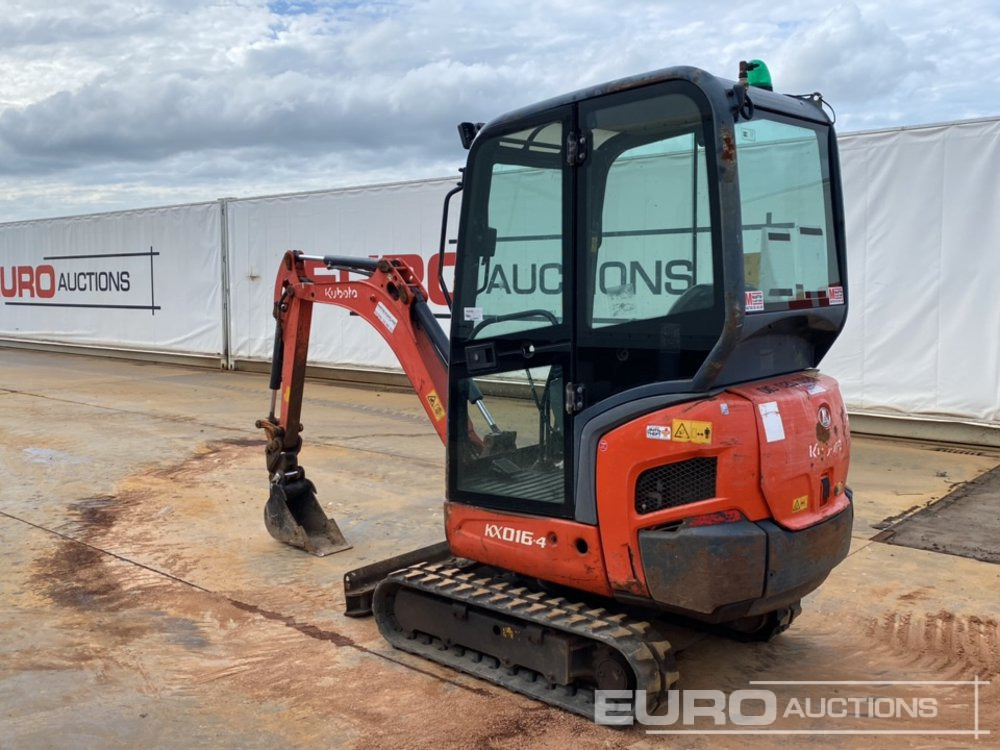 2016 Kubota KX016-4 - Mini pelle: photos 3 2016 Kubota KX016-4 - Mini pelle: photos 3
