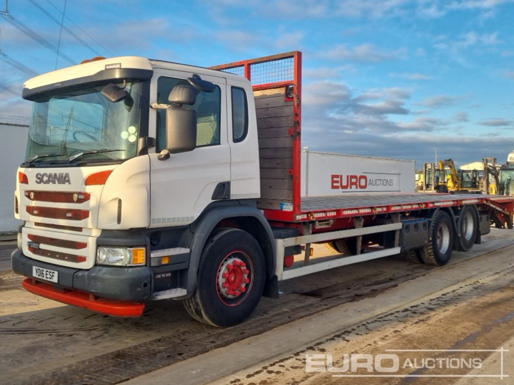2016 Scania P320 - Camion plateau: photos 1 2016 Scania P320 - Camion plateau: photos 1