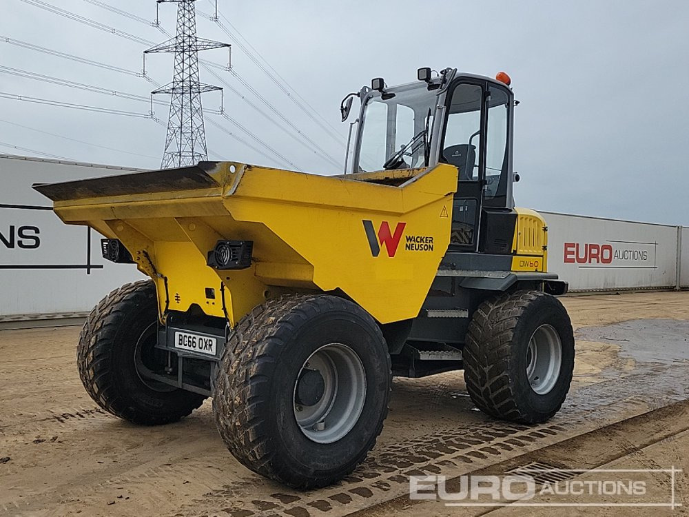2016 Wacker Neuson DW60 - Mini tombereau: photos 1 2016 Wacker Neuson DW60 - Mini tombereau: photos 1