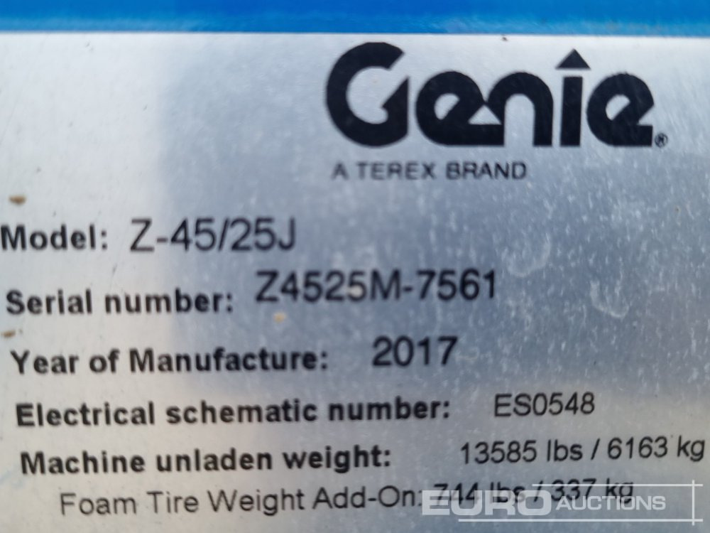 Nacelle 2017 Genie Z45/25J: photos 40