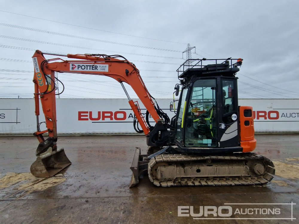 2017 Hitachi ZX85USB-5A - Mini pelle: photos 2 2017 Hitachi ZX85USB-5A - Mini pelle: photos 2