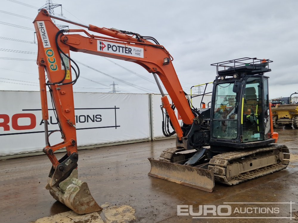 2017 Hitachi ZX85USB-5A - Mini pelle: photos 1 2017 Hitachi ZX85USB-5A - Mini pelle: photos 1