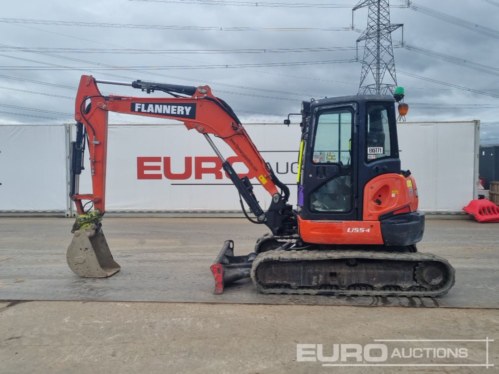 2017 Kubota U55-4 - Mini pelle: photos 2 2017 Kubota U55-4 - Mini pelle: photos 2
