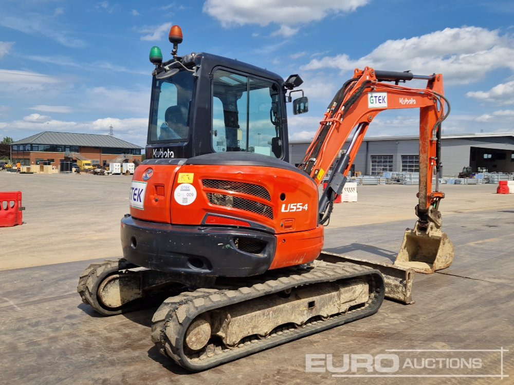 2017 Kubota U55-4 - Mini pelle: photos 5 2017 Kubota U55-4 - Mini pelle: photos 5