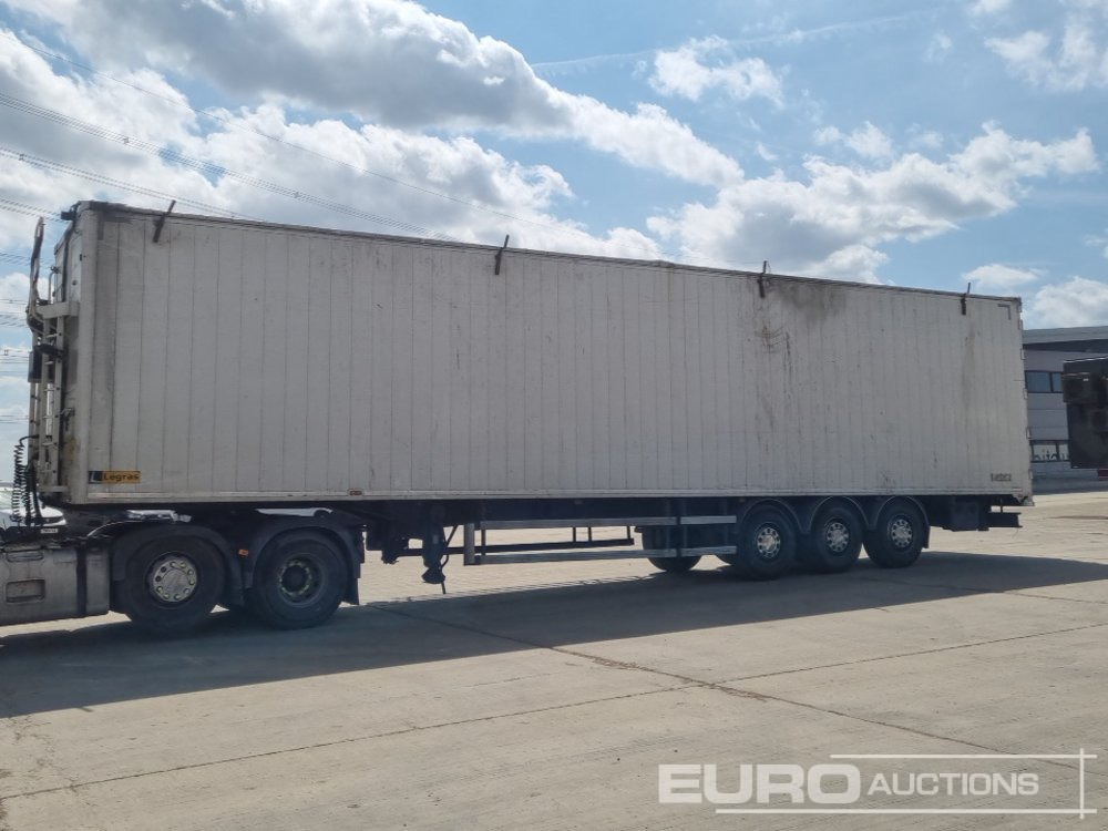 2017 Legras Tri Axle Bulk Trailer, Walking Floor, Easy Sheet - Semi-remorque à fond mouvant: photos 1 2017 Legras Tri Axle Bulk Trailer, Walking Floor, Easy Sheet - Semi-remorque à fond mouvant: photos 1