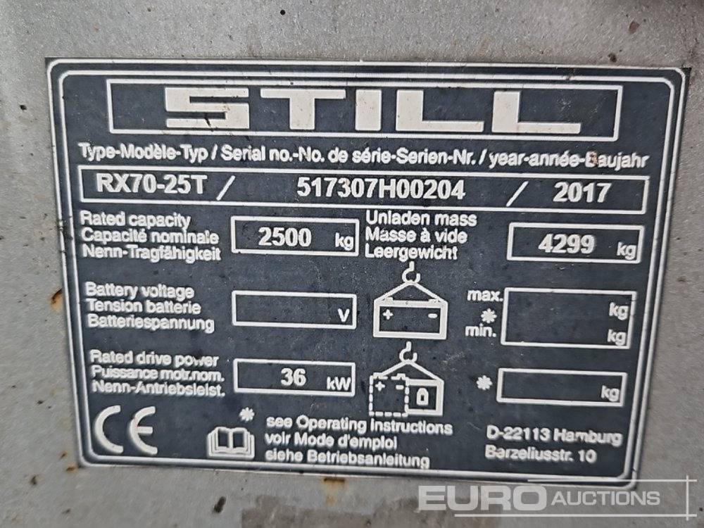 Chariot élévateur 2017 Still RX70-25T: photos 40 Chariot élévateur 2017 Still RX70-25T: photos 40