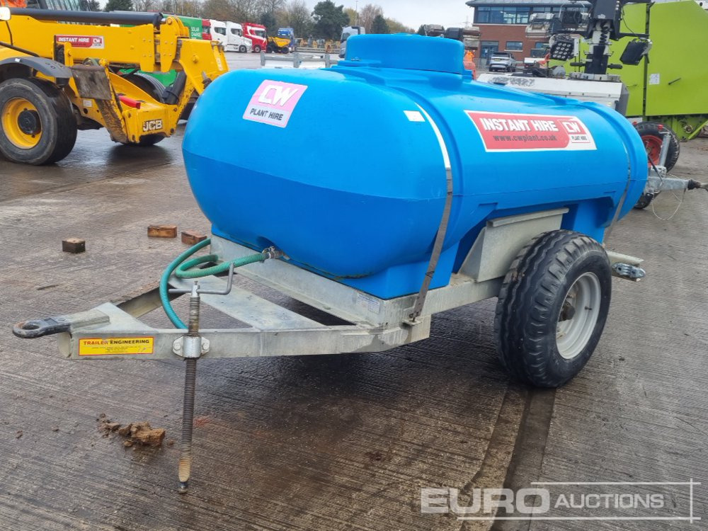 2017 Trailer Engineering Single Axle Plastic Water Bowser - Cuve de stockage: photos 1 2017 Trailer Engineering Single Axle Plastic Water Bowser - Cuve de stockage: photos 1