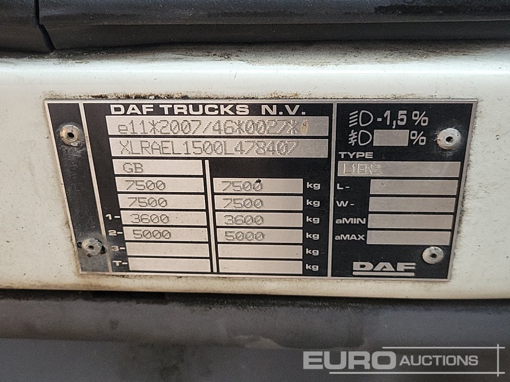 Camion fourgon 2018 DAF LF180: photos 35