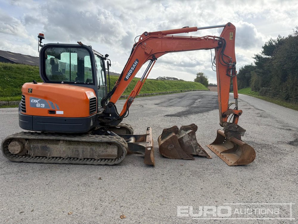 2018 Doosan DX63-3 - Mini pelle: photos 4 2018 Doosan DX63-3 - Mini pelle: photos 4
