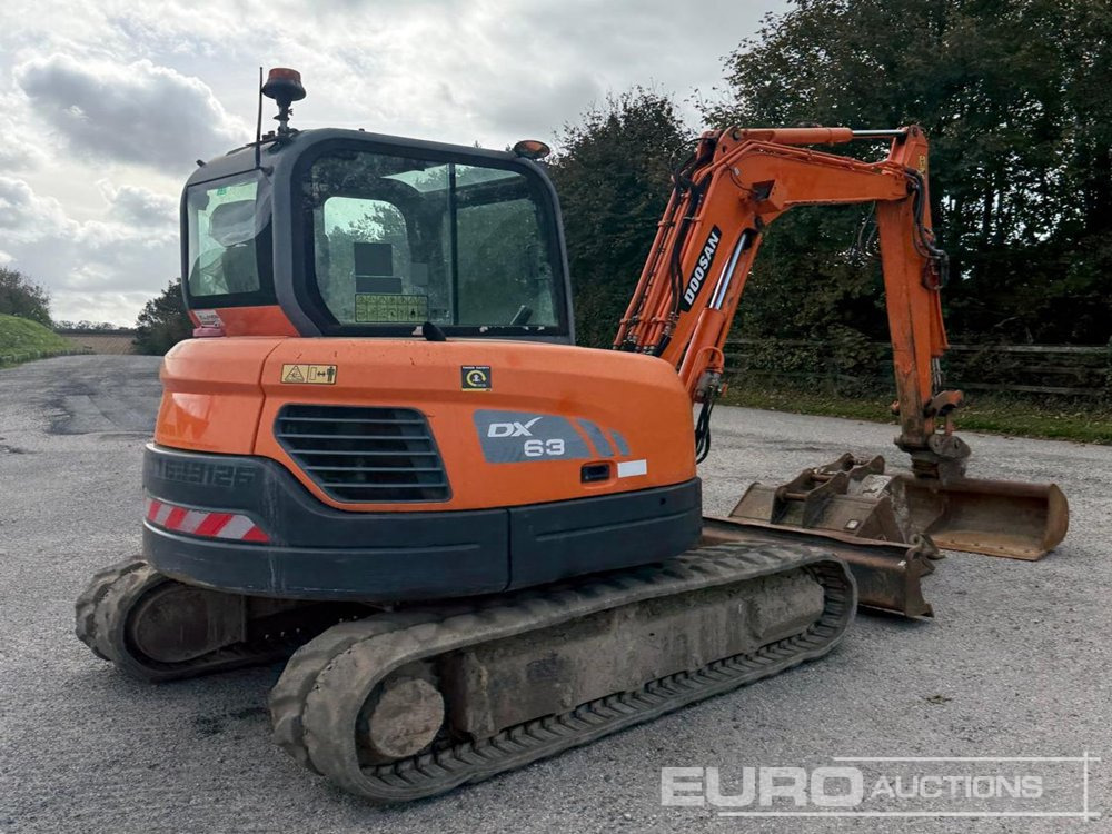2018 Doosan DX63-3 - Mini pelle: photos 2 2018 Doosan DX63-3 - Mini pelle: photos 2