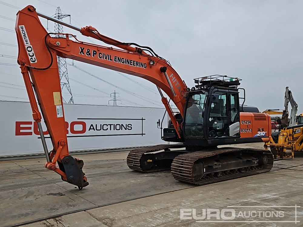 2018 Hitachi ZX210LC-6 - Pelle sur chenille: photos 1 2018 Hitachi ZX210LC-6 - Pelle sur chenille: photos 1