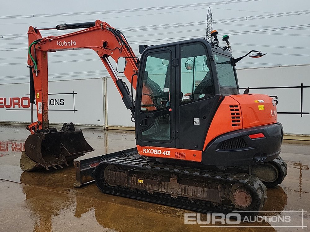 2018 Kubota KX080-4A - Mini pelle: photos 3 2018 Kubota KX080-4A - Mini pelle: photos 3
