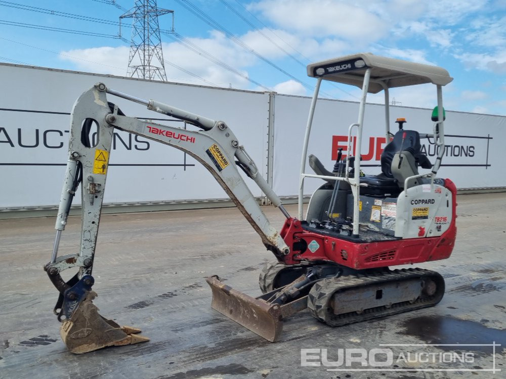 2018 Takeuchi TB216 - Mini pelle: photos 1 2018 Takeuchi TB216 - Mini pelle: photos 1