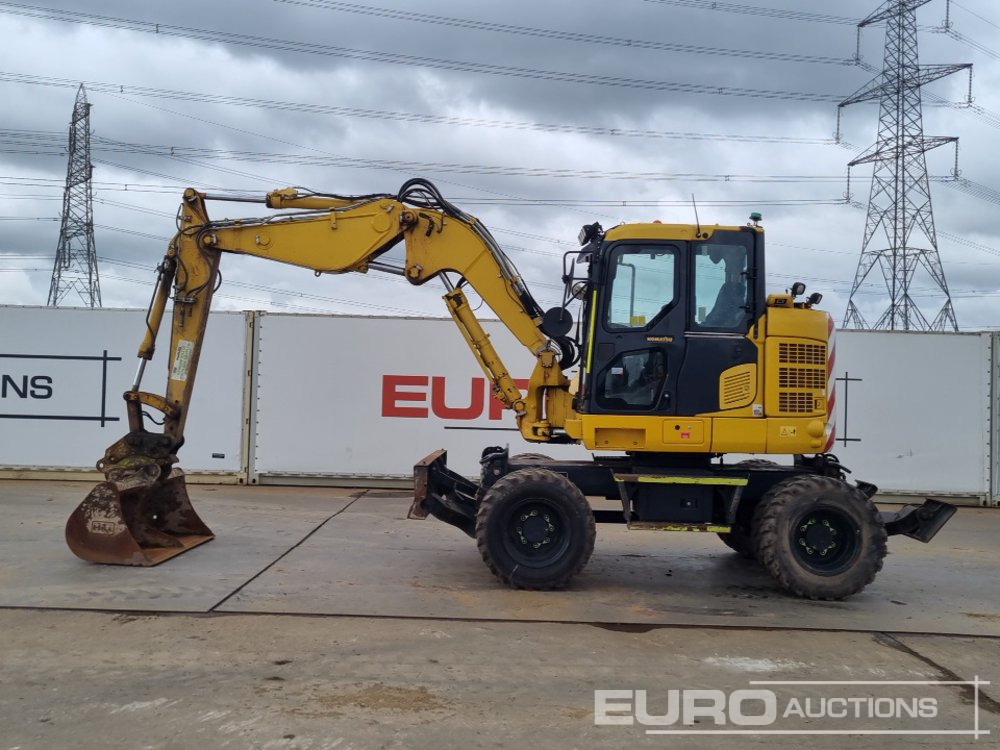 2019 Komatsu PW118MR-11 - Pelle sur pneus: photos 2 2019 Komatsu PW118MR-11 - Pelle sur pneus: photos 2