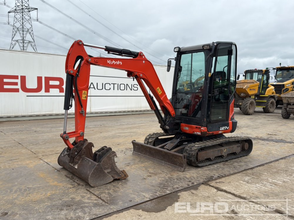 2019 Kubota U27-4 - Mini pelle: photos 1 2019 Kubota U27-4 - Mini pelle: photos 1