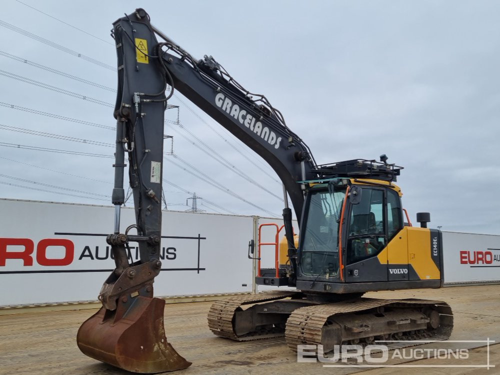 2019 Volvo EC140EL - Pelle sur chenille: photos 1 2019 Volvo EC140EL - Pelle sur chenille: photos 1