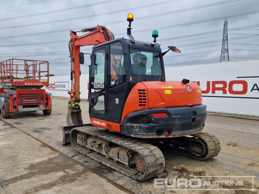 2021 Kubota KX080-4A2 - Mini pelle: photos 3 2021 Kubota KX080-4A2 - Mini pelle: photos 3