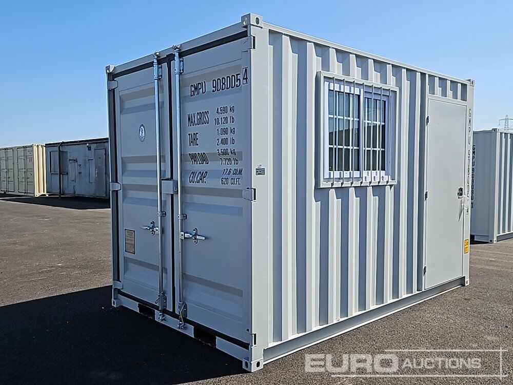2026 12' x 7' Container, Side Door, End Door, Window (Cannot Be Rconsigned) - Conteneur maritime: photos 1 2026 12' x 7' Container, Side Door, End Door, Window (Cannot Be Rconsigned) - Conteneur maritime: photos 1
