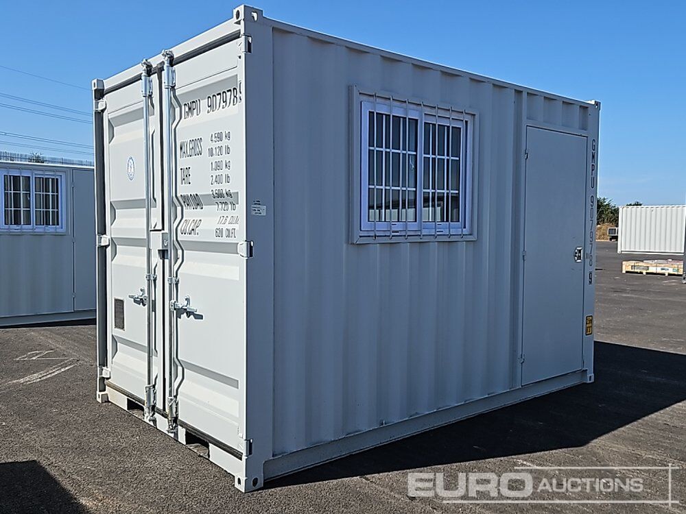 2026 12' x 7' Container, Side Door, End Door, Window (Cannot Be Rconsigned) - Conteneur maritime: photos 1 2026 12' x 7' Container, Side Door, End Door, Window (Cannot Be Rconsigned) - Conteneur maritime: photos 1