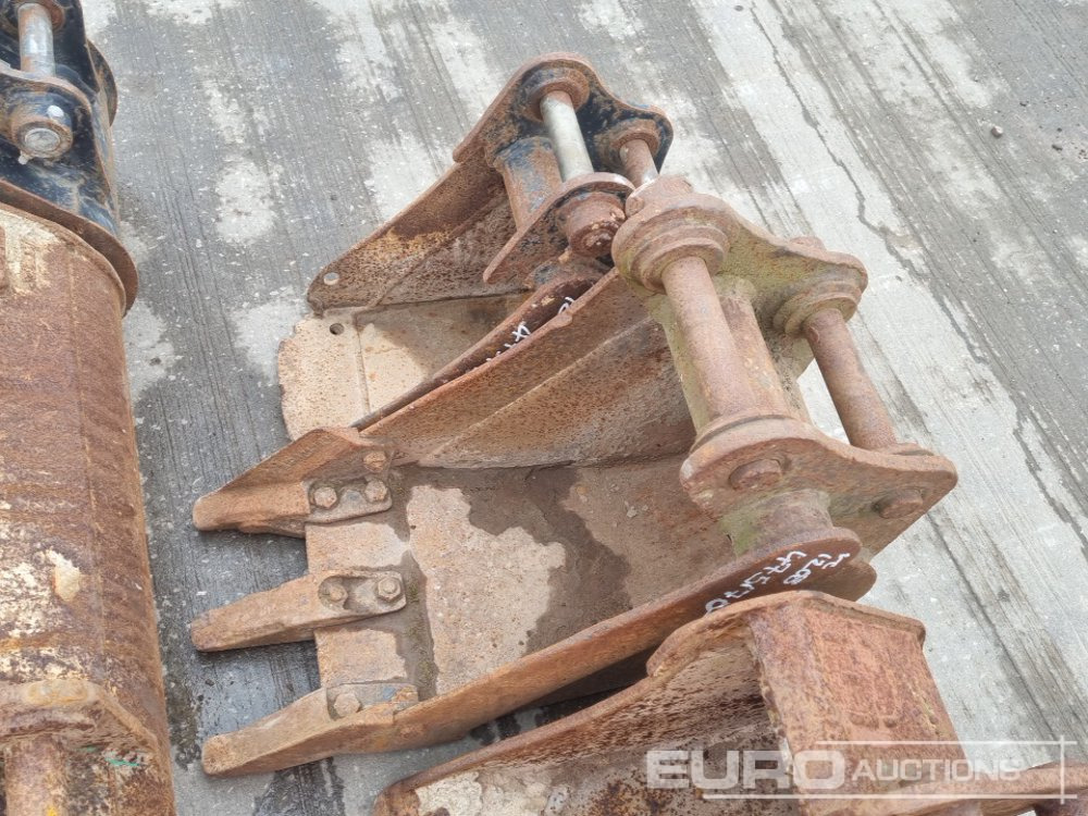 Godet 48" Ditching, 18", 12", 12", 10" Digging Bucket 30-40mm Pin to suit Mini Excavator: photos 18