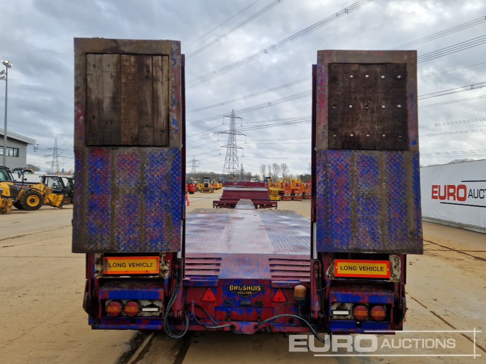 Broshuis 4 Axle Double Extender Low Loader Trailer, Neck Ramps, Out Riggers, Hydraulic Fliptoe Ramps, 12 Ton Gigant Axles, Tool Box - Semi-remorque surbaissé: photos 4 Broshuis 4 Axle Double Extender Low Loader Trailer, Neck Ramps, Out Riggers, Hydraulic Fliptoe Ramps, 12 Ton Gigant Axles, Tool Box - Semi-remorque surbaissé: photos 4